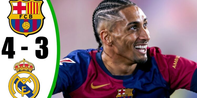 Barcelona po četvrti put ove sezone savladala Real i došla nadomak titule prvaka Španije