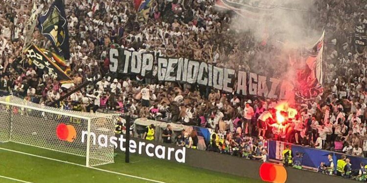 Navijači PSG-a poslali snažnu poruku sa finala Lige prvaka: “Zaustavite genocid u Gazi”