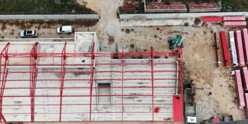 Velež paralelno provodi dva ključna infrastrukturna projekta: Radovi na stadionu Rođeni vidljivi i iz zraka