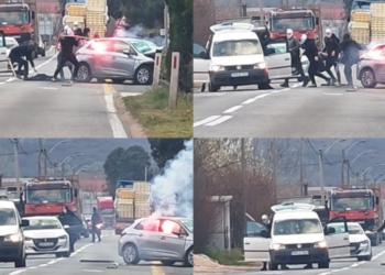 Haos u Mostaru: Ultrasi napali navijače Veleža, zapaljen automobil