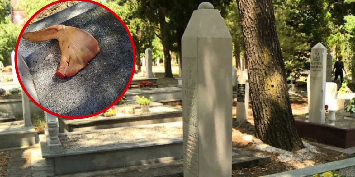 Vandalizirano mezarje u Mostaru: Svinjska glava u Liska haremu