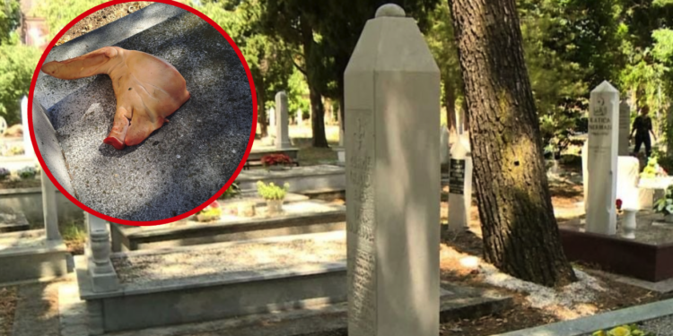 Vandalizirano mezarje u Mostaru: Svinjska glava u Liska haremu