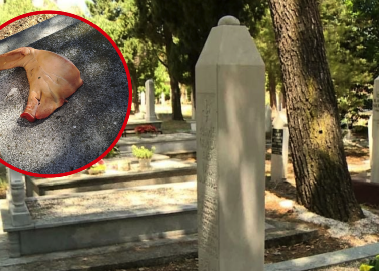 Vandalizirano mezarje u Mostaru: Svinjska glava u Liska haremu